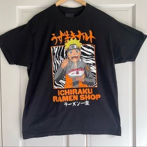 Black Naruto Graphic T-Shirt - XL